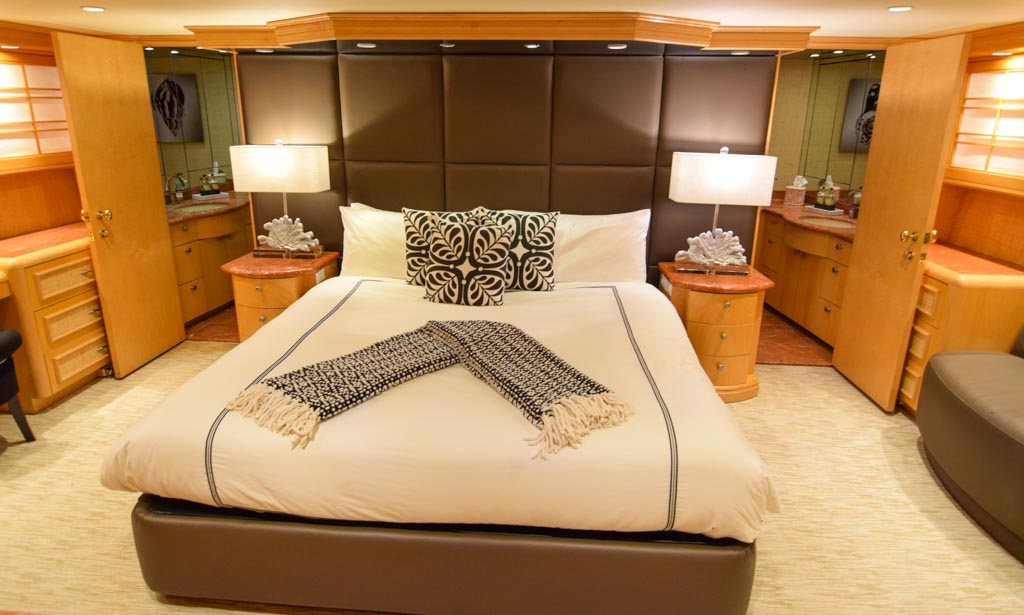 Rent a 107' private yacht to Bahamas and the Caribbean.